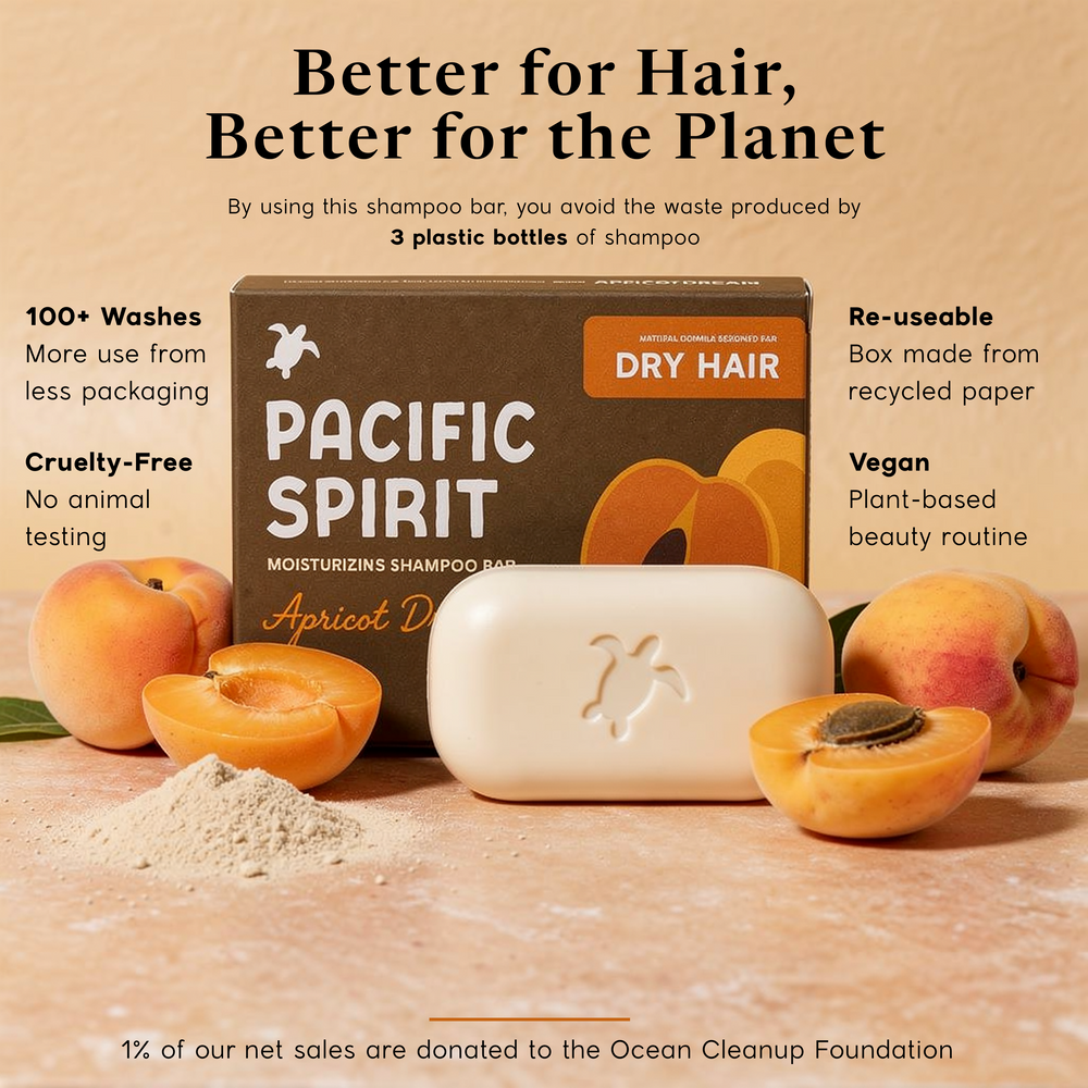 Pacific Spirit Apricot Dream shampoo bar stone image