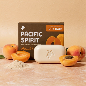 Pacific Spirit Apricot Dream shampoo bar stone image