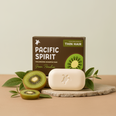Pacific Spirit Green Paradise Volumizing Shampoo Bar for Fine Hair, 3.53 Oz